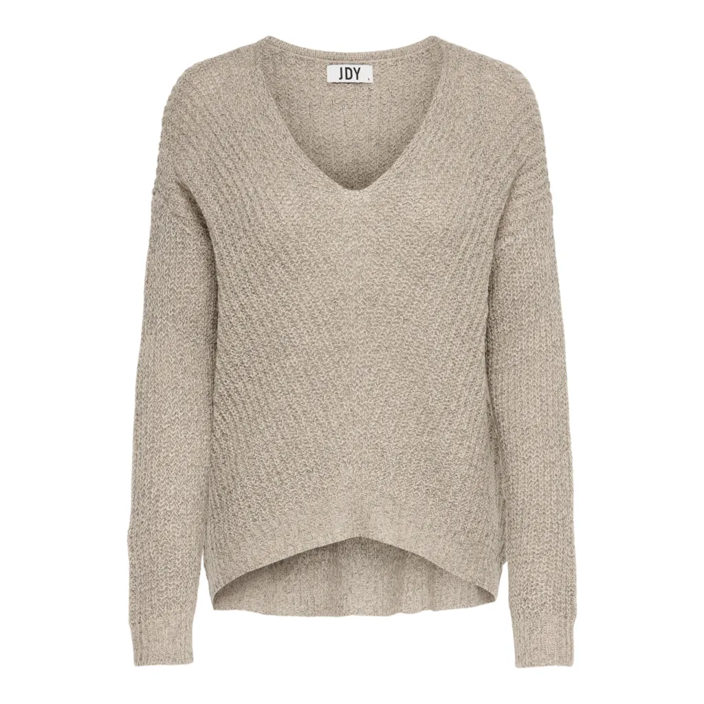 JDY Megan Pullover Knit Jumper | Stone