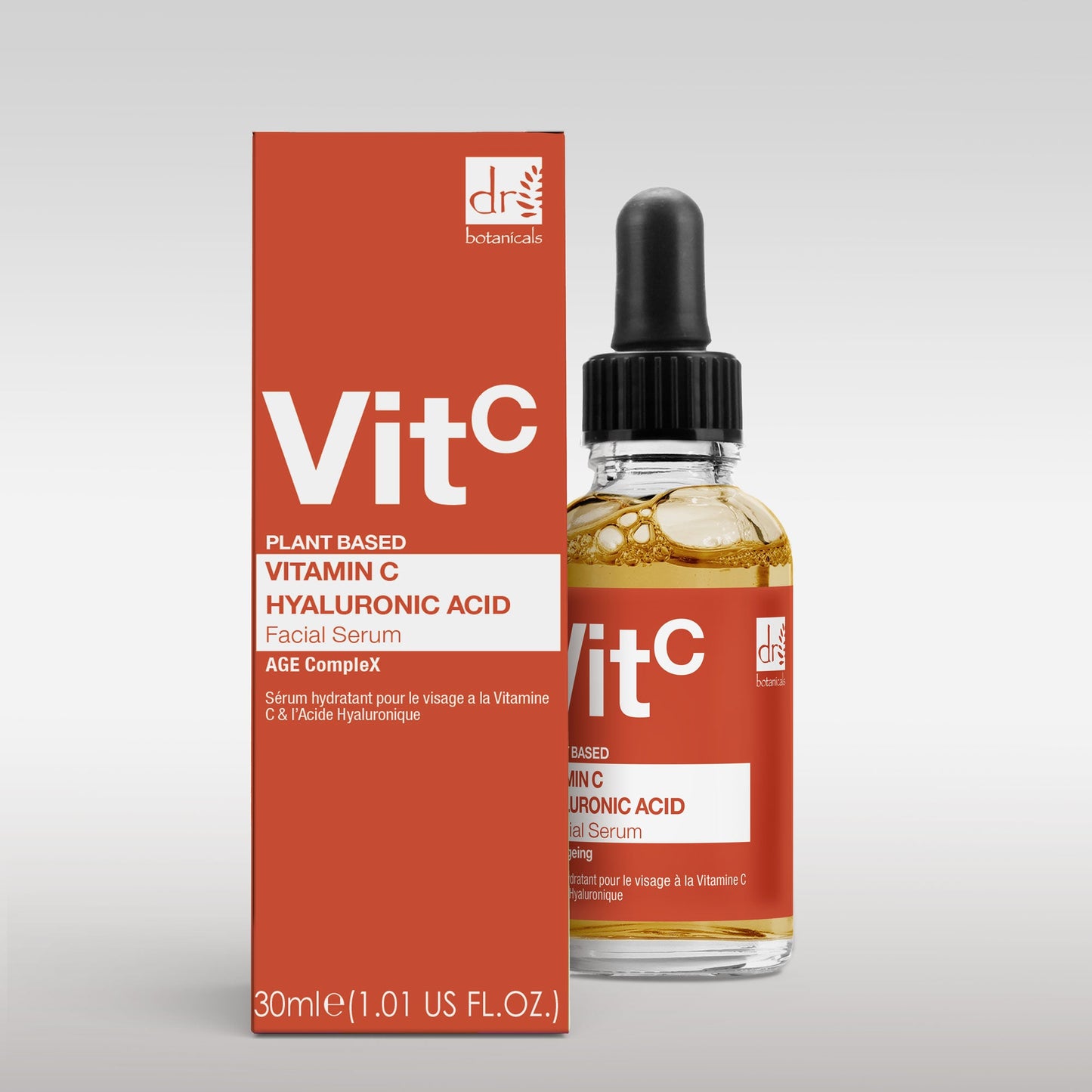 Vitamin C 5% & Hyaluronic Acid 2% Hydrating Facial Serum 30ml