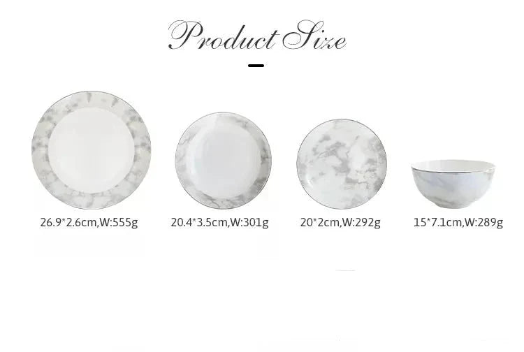 Carrara Bone China Dinner Set - 16 | 24 Piece