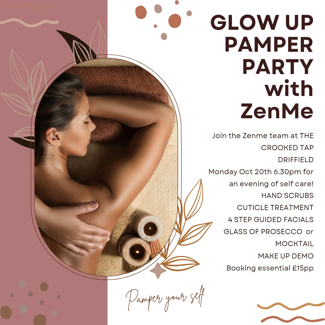 GLOW UP Pamper Night ♡ Monday Oct 20th 6.30pm