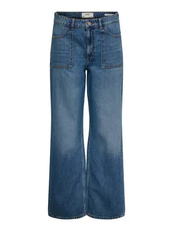 JDY MAYA HIGH WAISTED WIDE JEANS