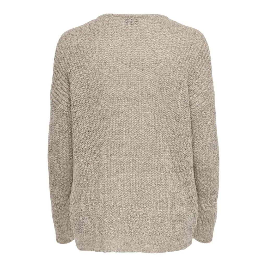JDY Megan Pullover Knit Jumper | Stone