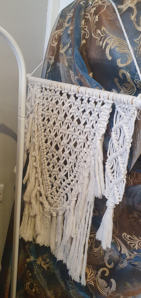 Large macrame hanging decor