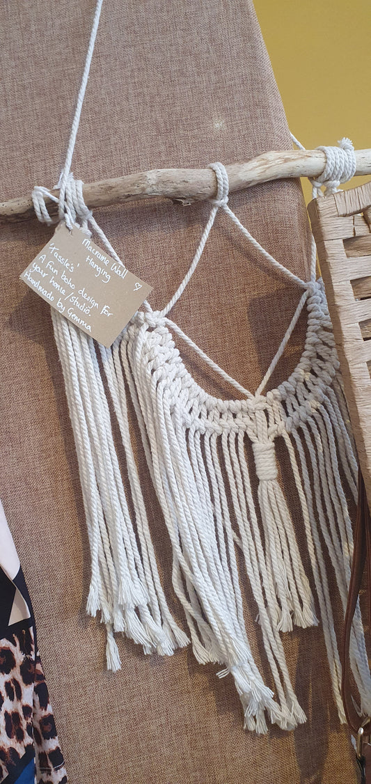 Boho macrame decor
