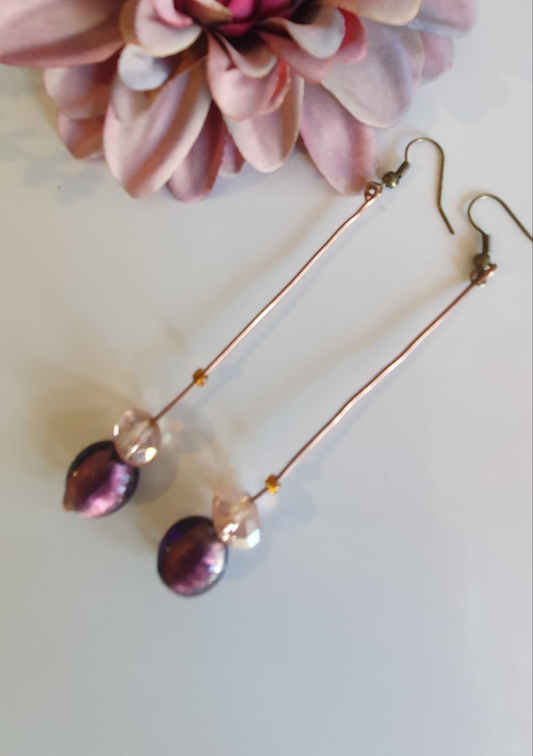 Violet Bespoke Earrings