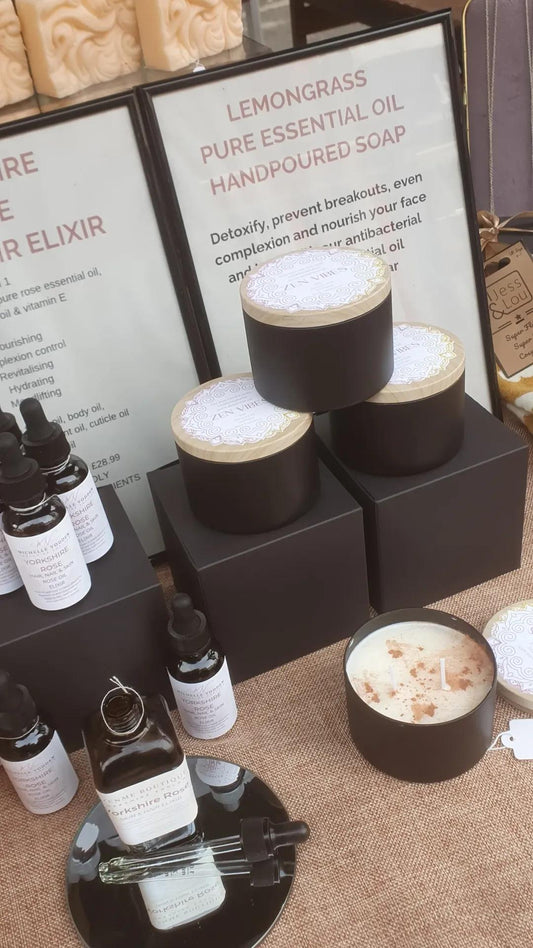 Zen vibes lemongrass candle