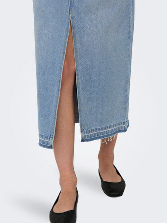 JDY Light Denim Maxi Skirt