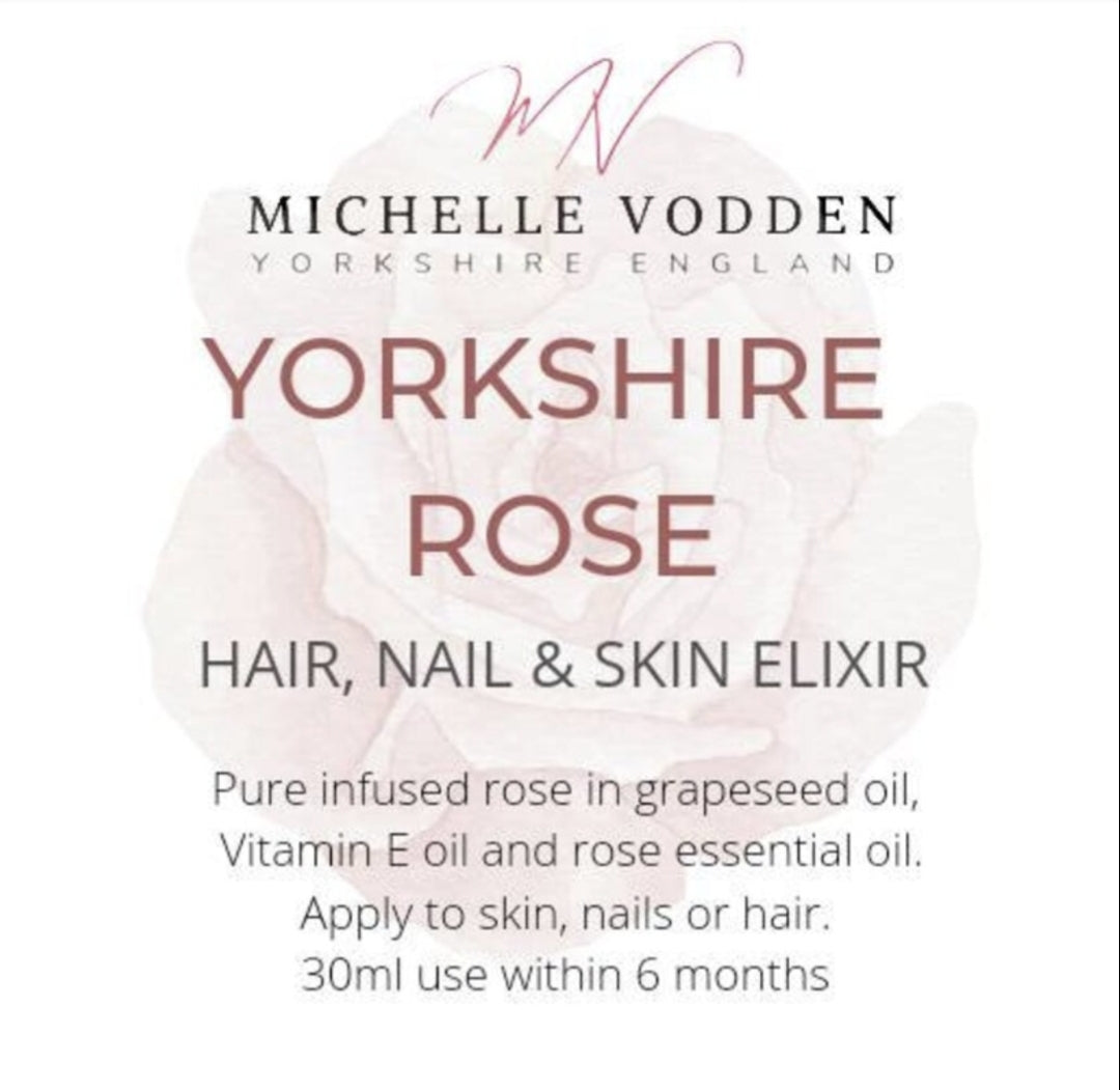 Yorkshire Rose Oil Elixir Dropper Bottle