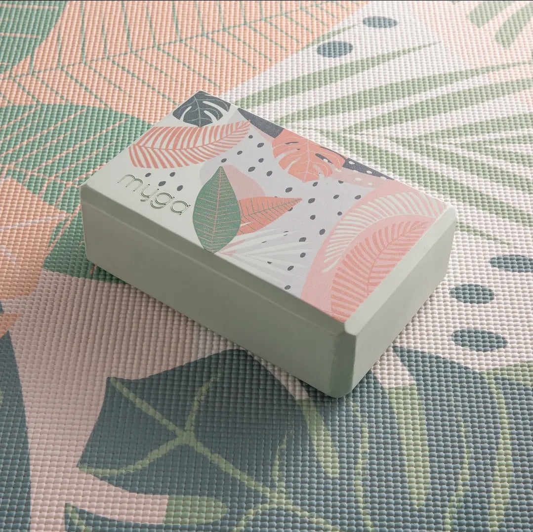 Palm Leaf Yoga Block by MYGO
