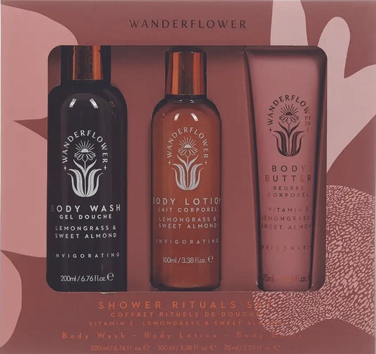 Shower Ritual Set - Lemongrass & Sweet Almond