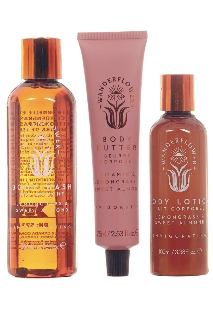 Shower Ritual Set - Lemongrass & Sweet Almond