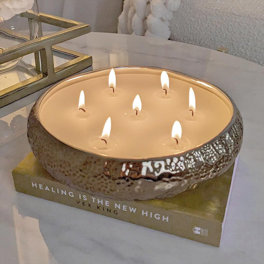 Aeolian 7 Wick Bronze Scented Candle