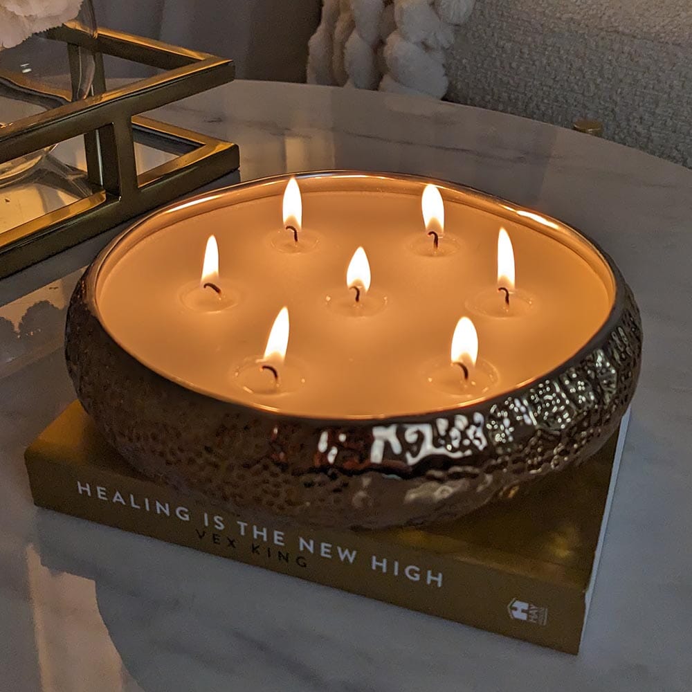 Aeolian 7 Wick Bronze Scented Candle