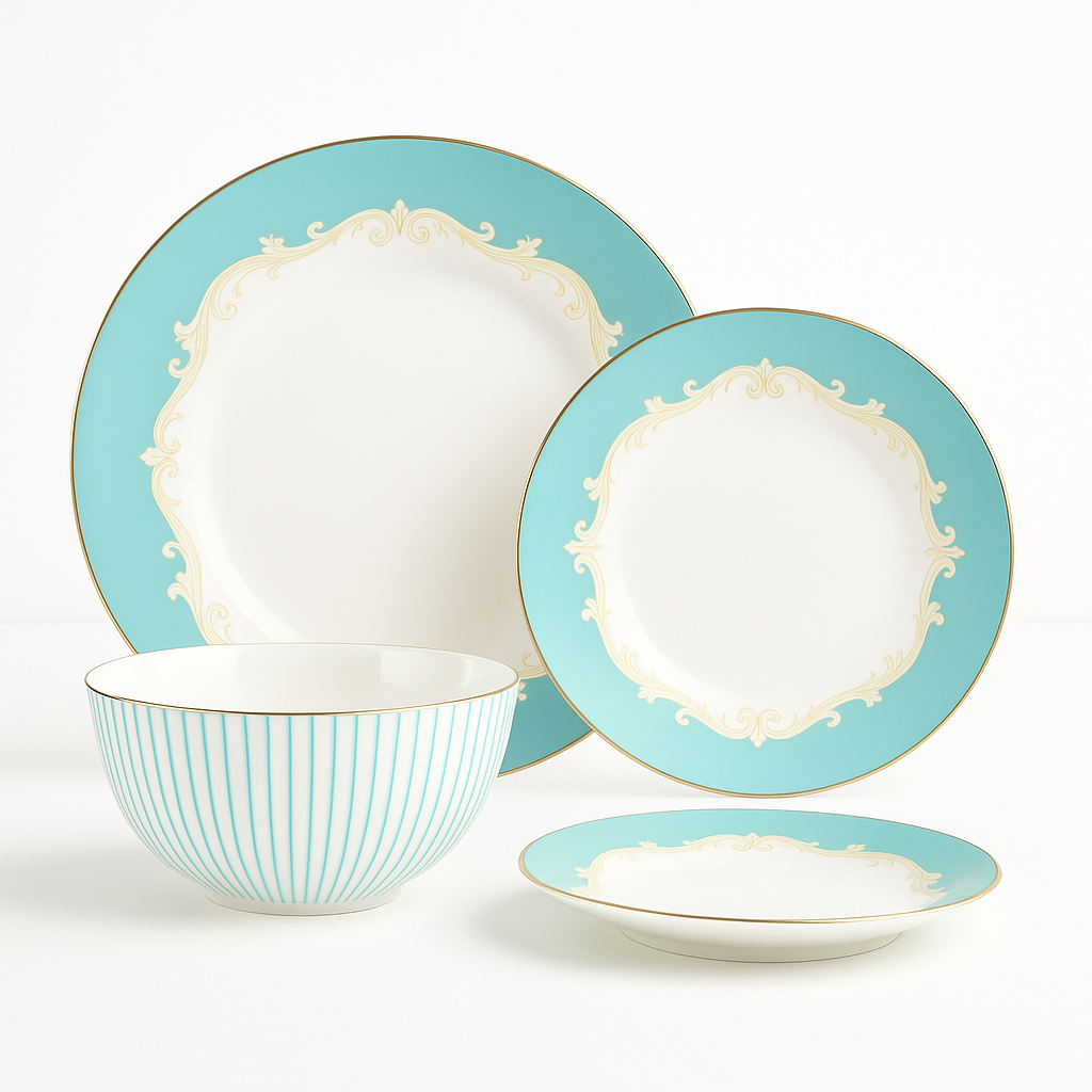 Alba Royal Bone China Dinner Set - 16 | 24 Piece