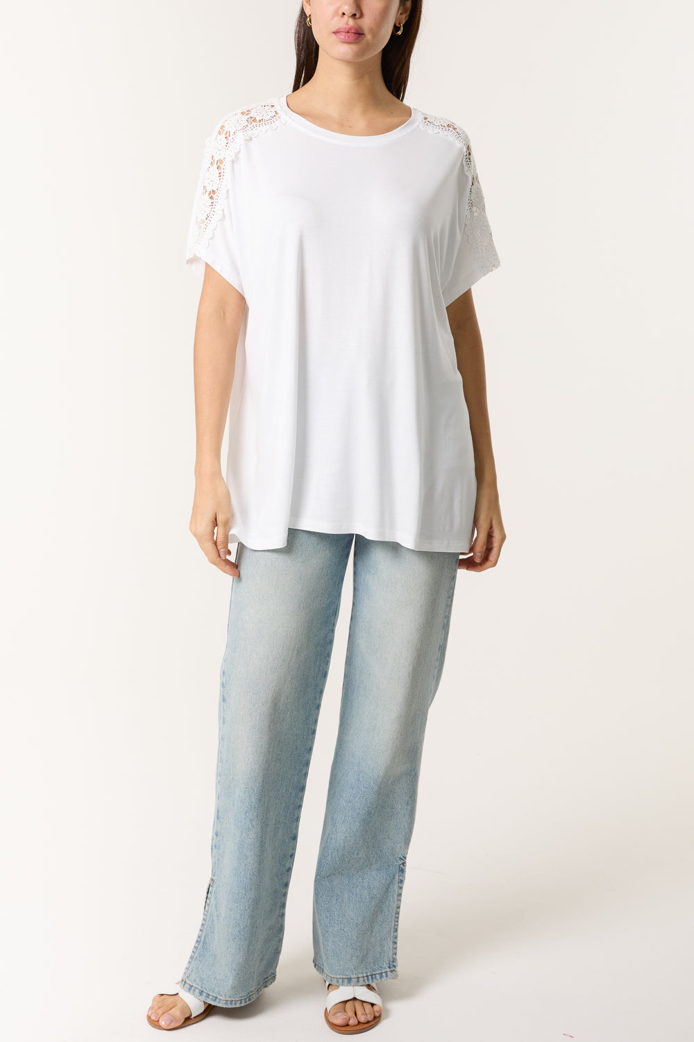 Crochet Detail Tee