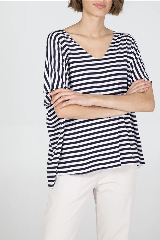Nautical Navy Striped Tee