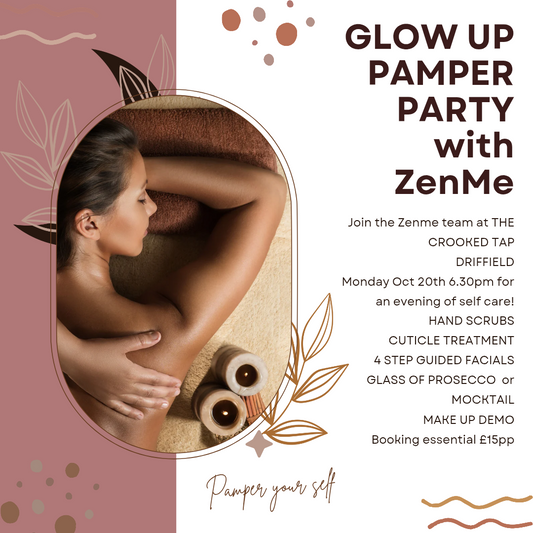 GLOW UP Pamper Night  ♡ Monday Oct 20th 6.30pm