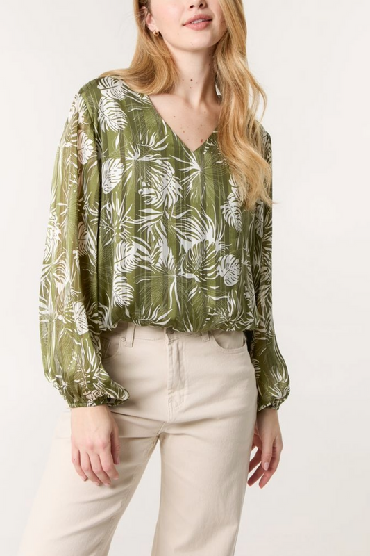 Fern Puff Ball Top