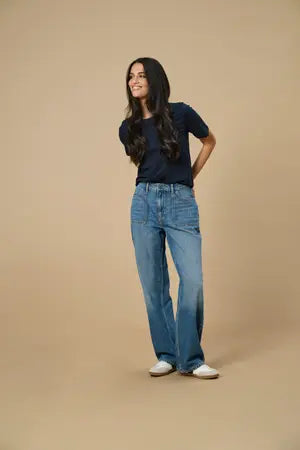 JDY MAYA HIGH WAISTED WIDE JEANS