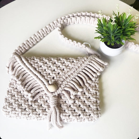 Handmade Macrame Handbag / Clutch