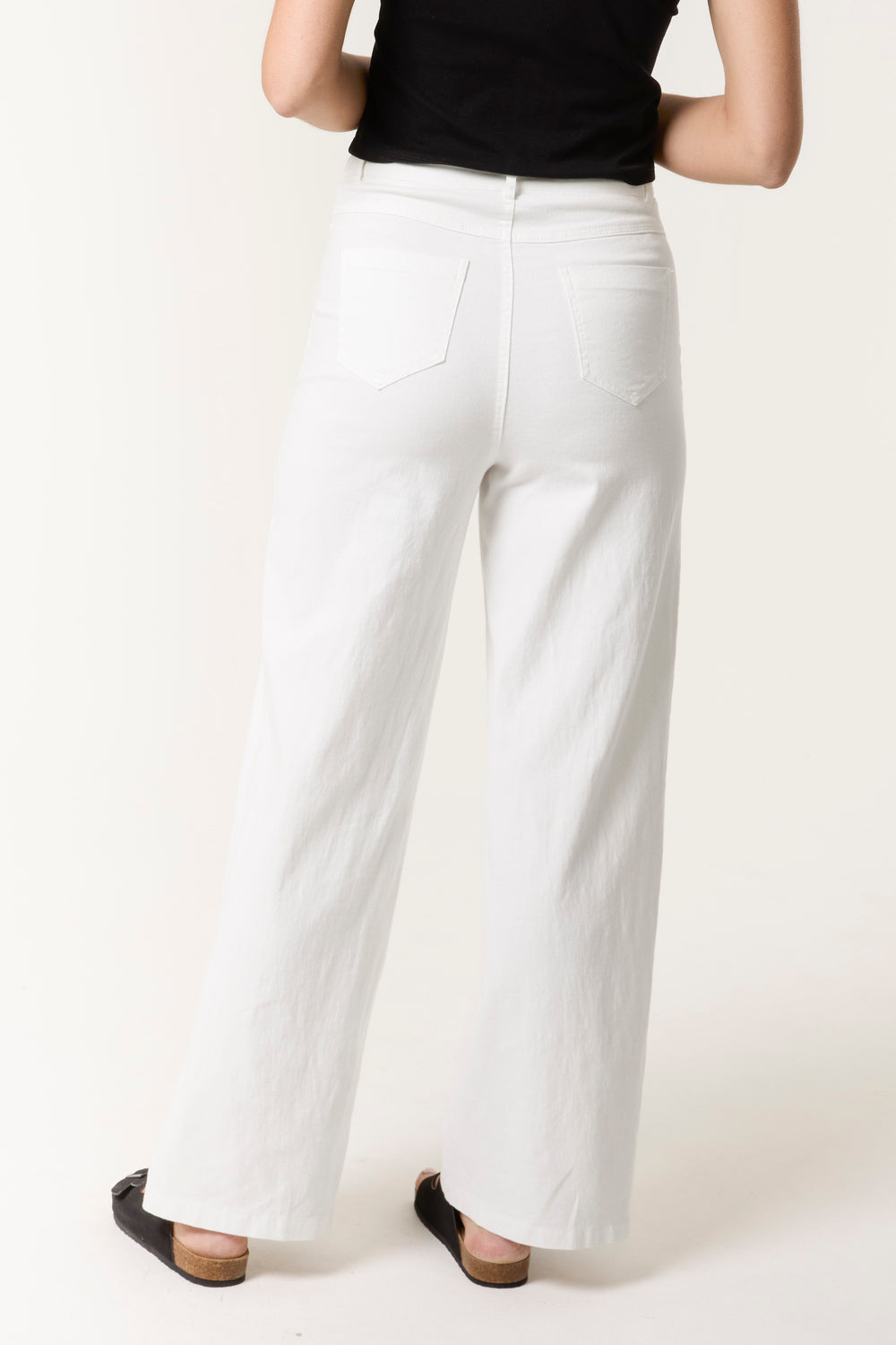 White Wide Leg Jeans